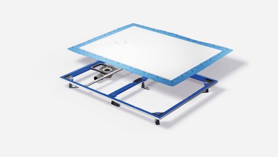 Geberit CleanFloor30 mit Duofix Installationsrahmen Geberit CleanFloor30 mit Duofix Installationsrahmen