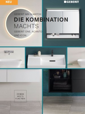 Geberit Mix & Match / mit Geberit ONE