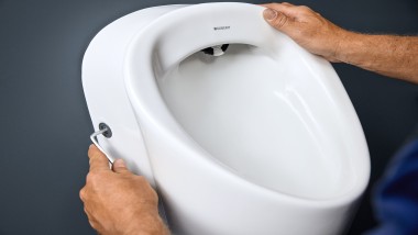 Renova Urinal - Einfache Installationstechnik