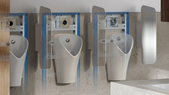 Geberit Urinal-System in der Standard-Produktauswahl