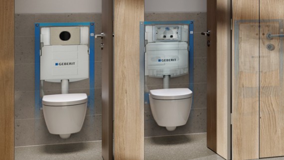 Geberit WC-System in der Standard-Produktauswahl