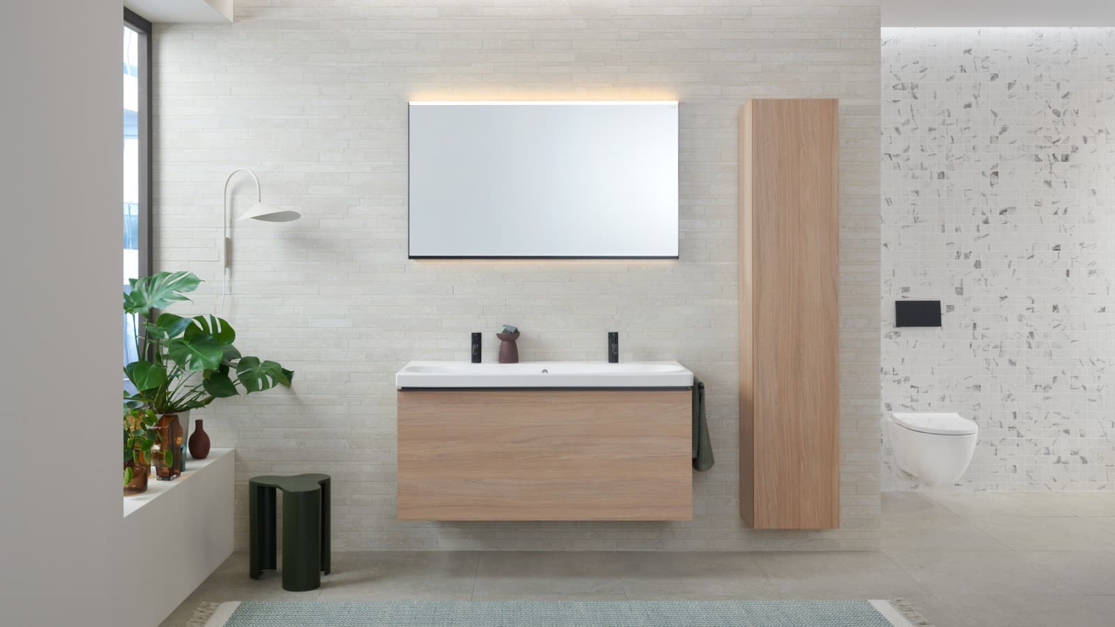 Geberit Acanto Doppelwaschtisch Geberit Acanto Doppelwaschtisch